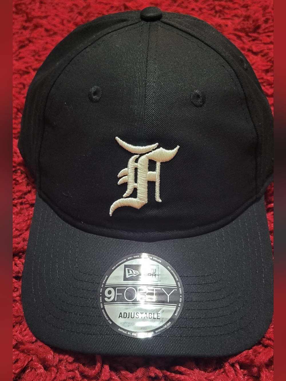 Chicago White Sox New Era x Fear of God 9FORTY Adjustable Hat - Black